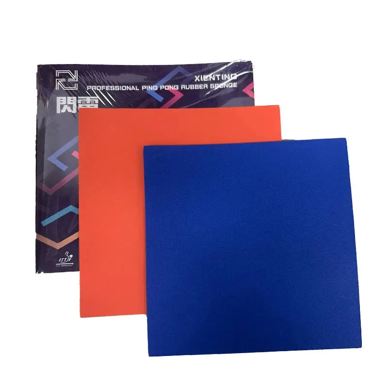2PCS Table Tennis Rubber for Training Blue Sponge Ping Pong Ruuber Sticky Table Tennis Sponge ITTF Approved Super Lighting GreatEagleInc