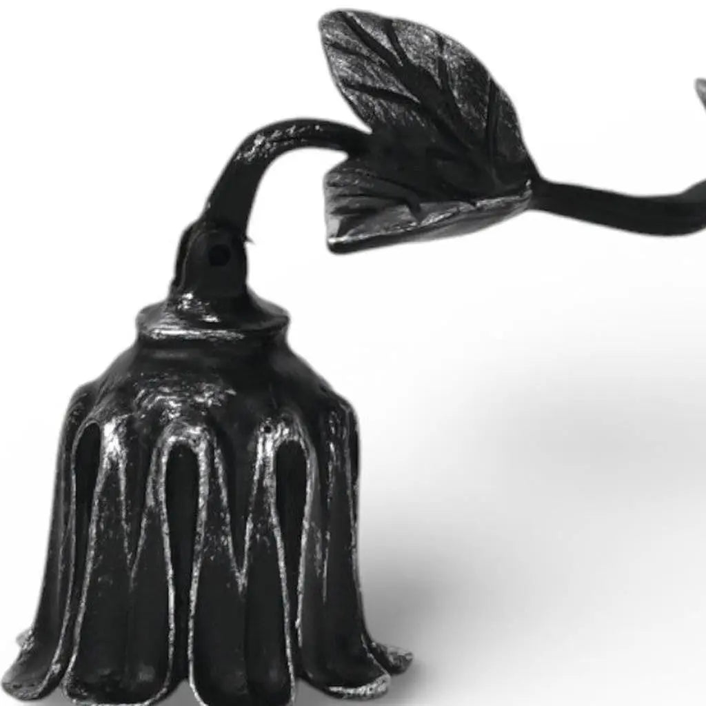 2" Black Cast Iron Hand Painted Tabletop Sculpture Homeroots Home Decor