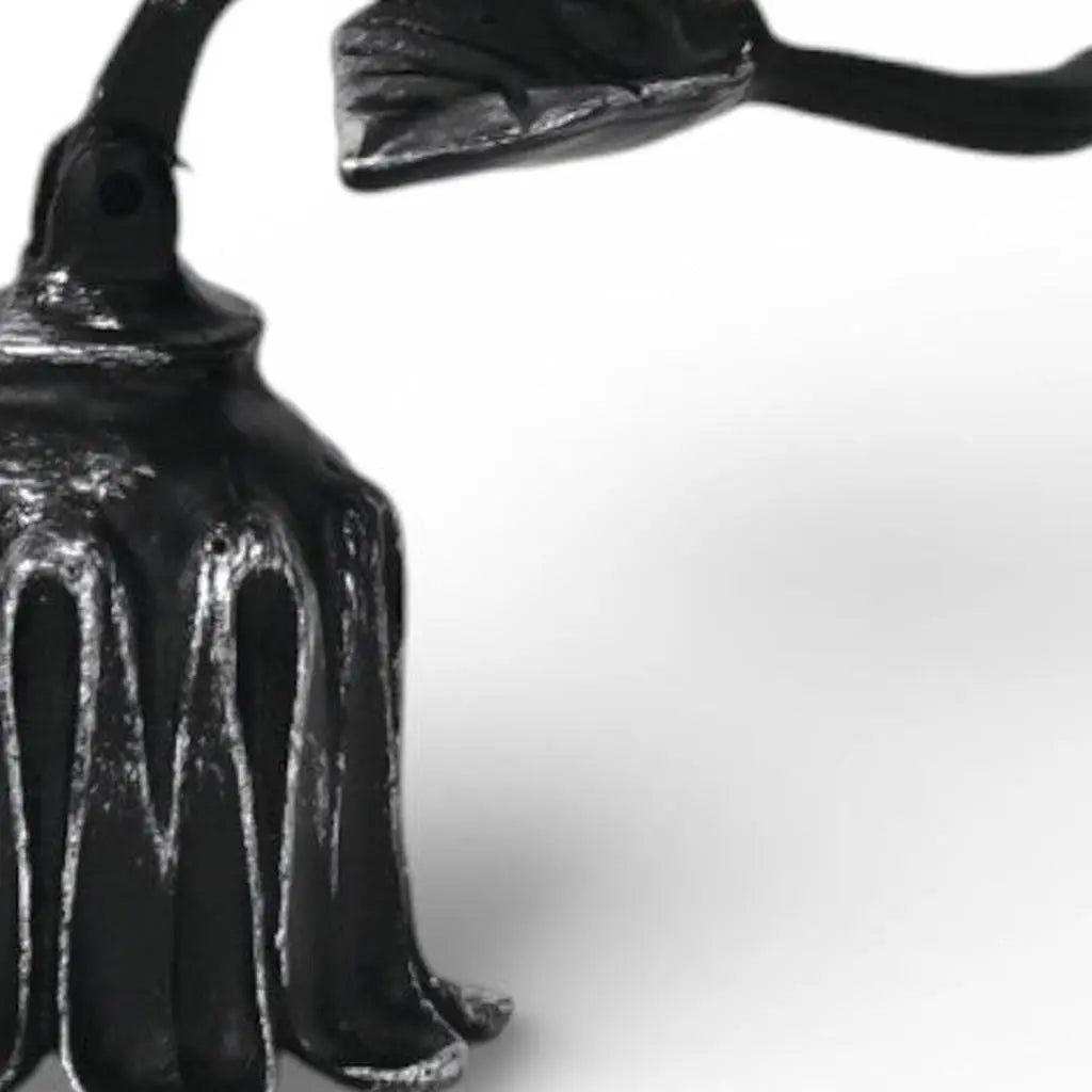 2" Black Cast Iron Hand Painted Tabletop Sculpture Homeroots Home Decor