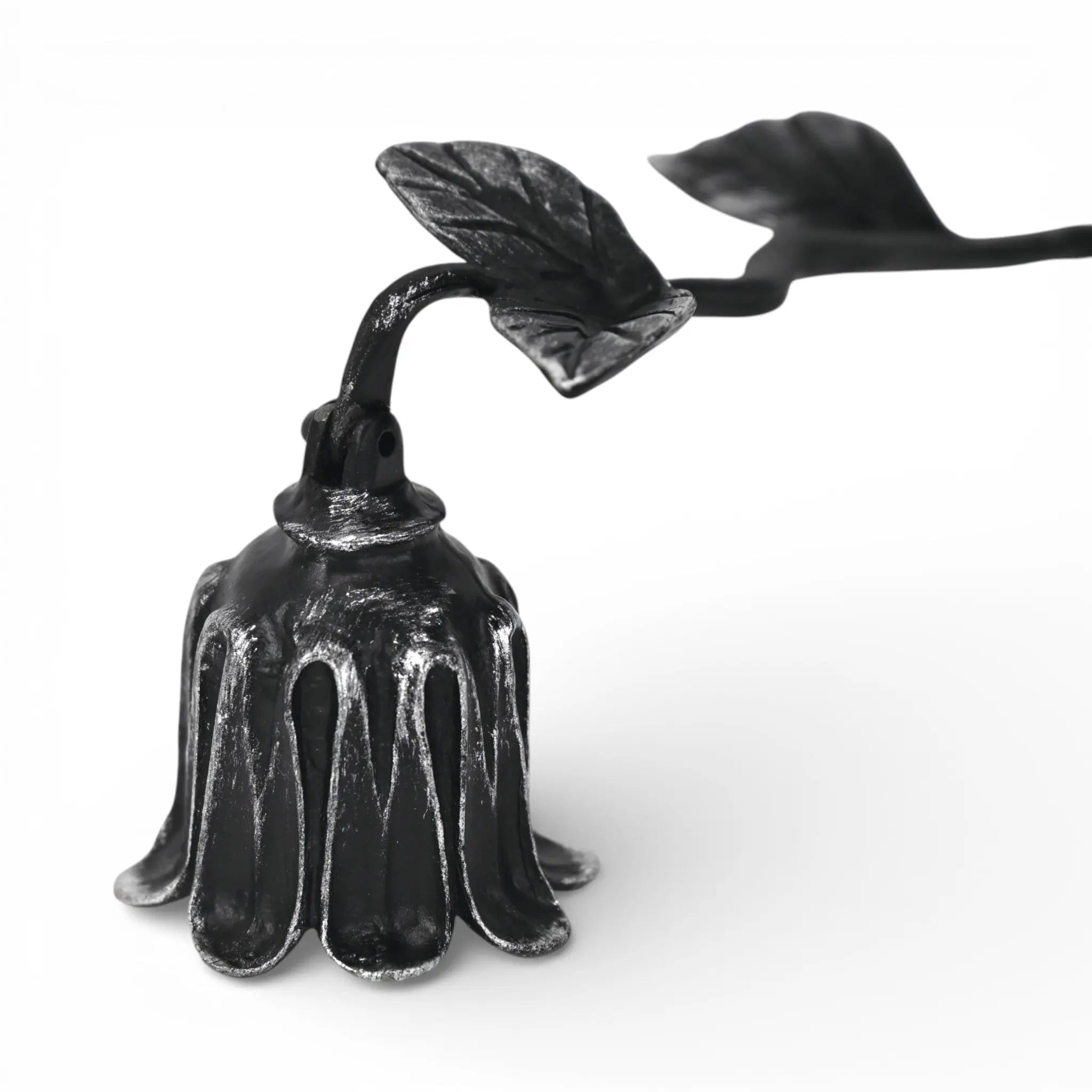 2" Black Cast Iron Hand Painted Tabletop Sculpture Homeroots Home Decor