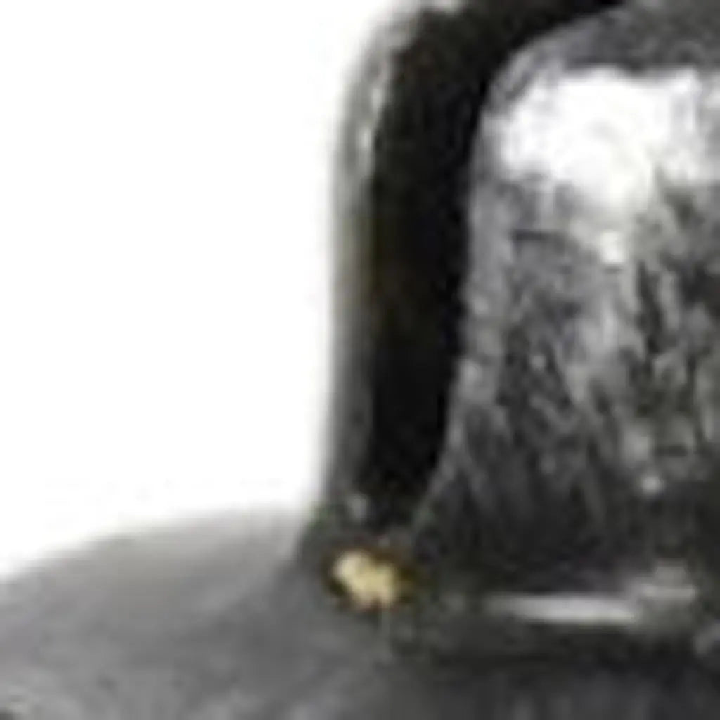 2" Black Cast Iron Hand Painted Tabletop Sculpture Homeroots Home Decor