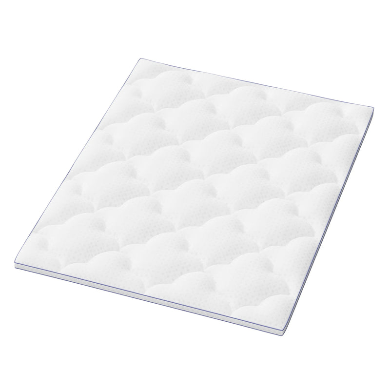 2" White Cotton Extra-long Twin Mattress Topper Homeroots Bed & Bath