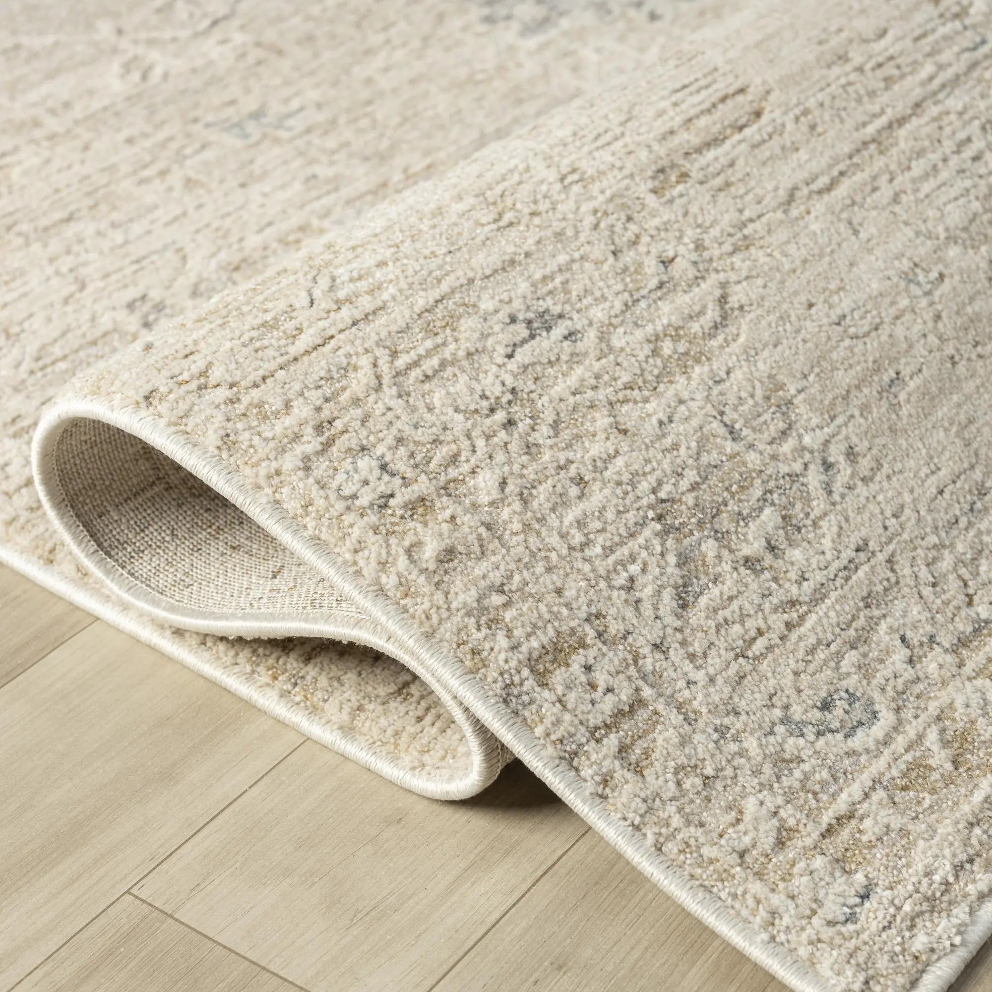 2' X 3' Beige And Ivory Abstract Area Rug Homeroots Home Decor
