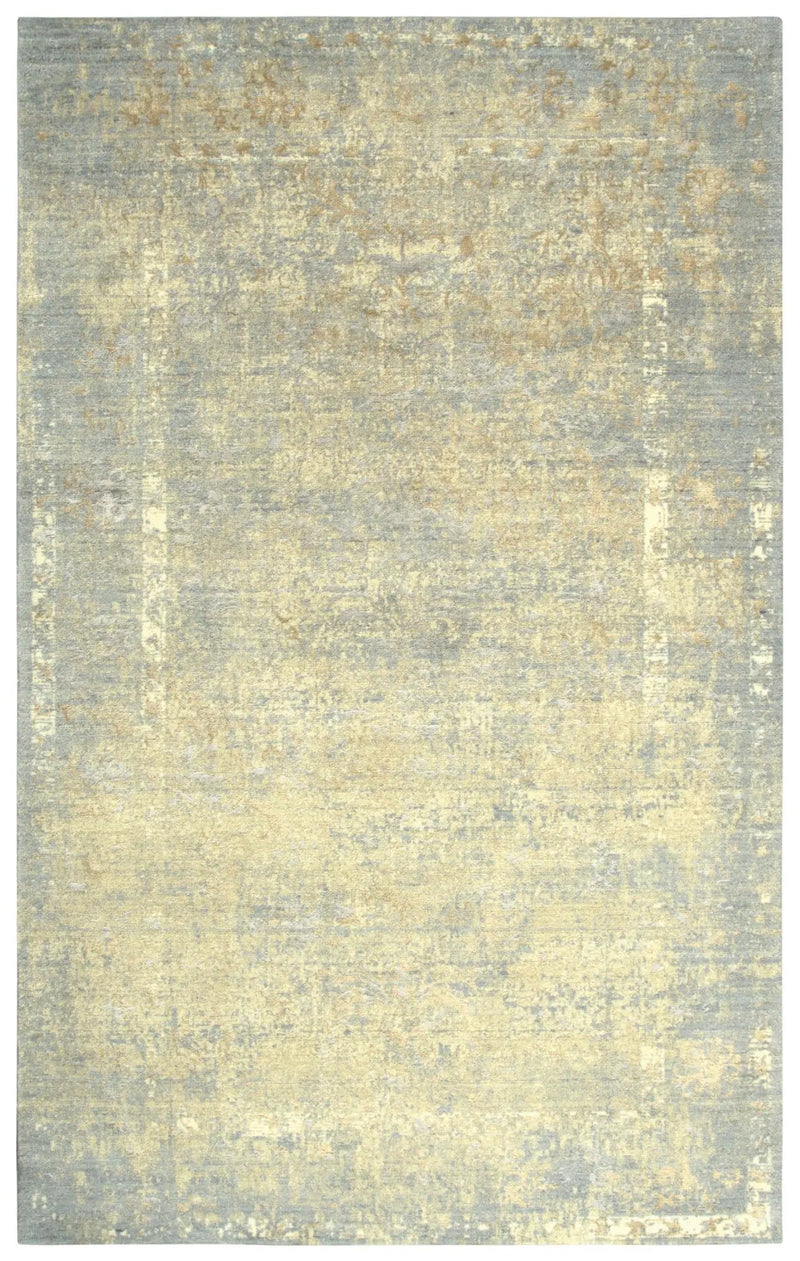 2' X 3' Beige Gray And Ivory New Zealand Lambs Wool Oriental Hand Carved Handmade Area Rug Homeroots Home Decor