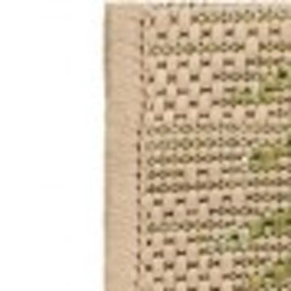 2' X 3' Beige Indoor Outdoor Area Rug GreatEagleInc