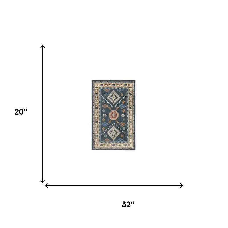 2' X 3' Black Gray And Beige Oriental Washable Area Rug Homeroots Home Decor