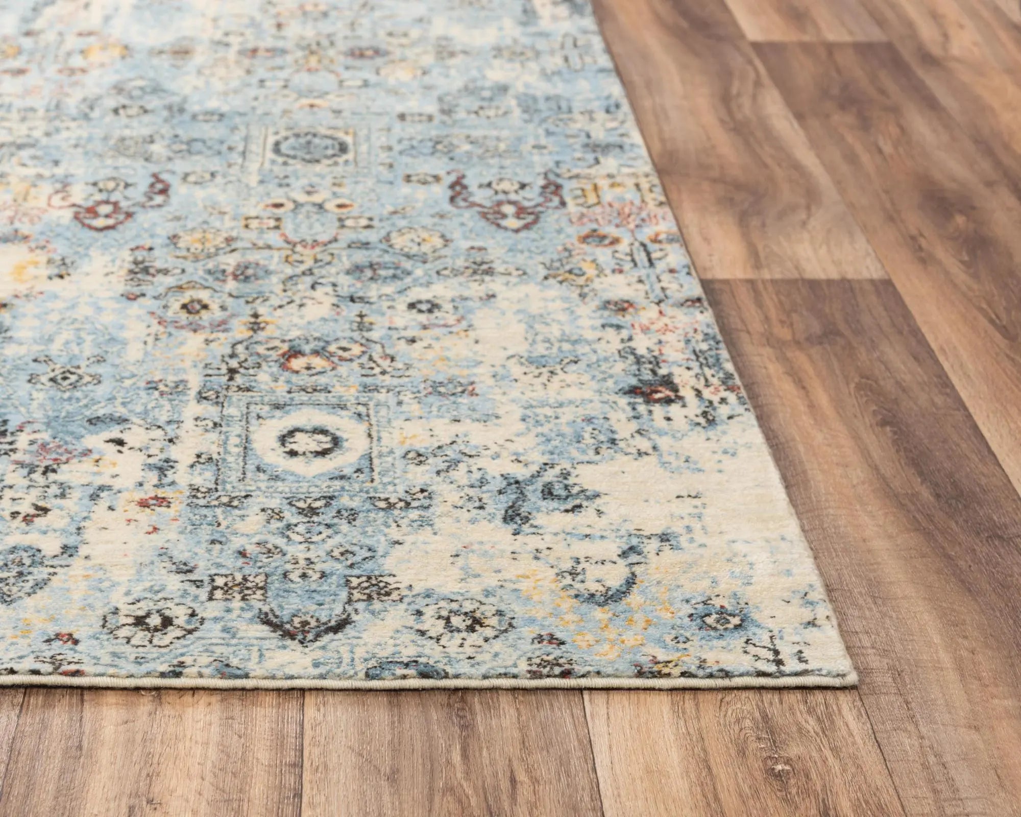 2' X 3' Blue Beige And Ivory New Zealand Lambs Wool Oriental Hand Carved Handmade Area Rug Homeroots Home Decor