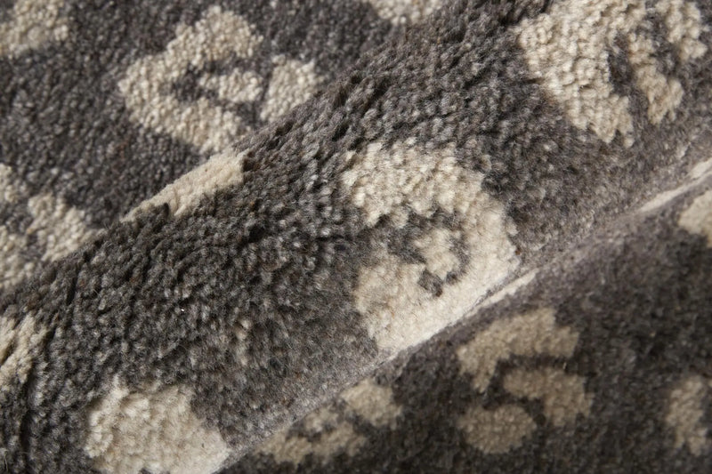 2' X 3' Brown And Tan Wool Animal Print Hand Knotted Area Rug Homeroots Home Decor