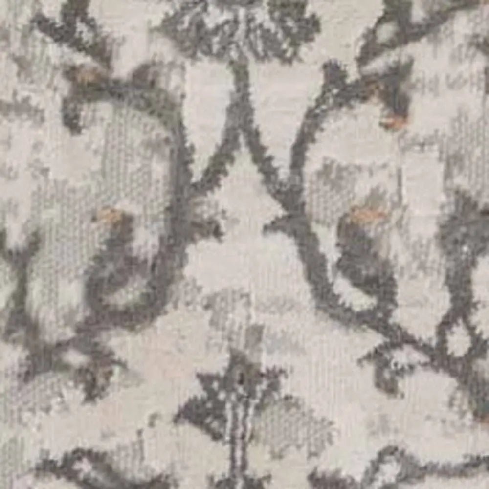 2' X 3' Cream Abstract Distressed Area Rug Homeroots Home Decor