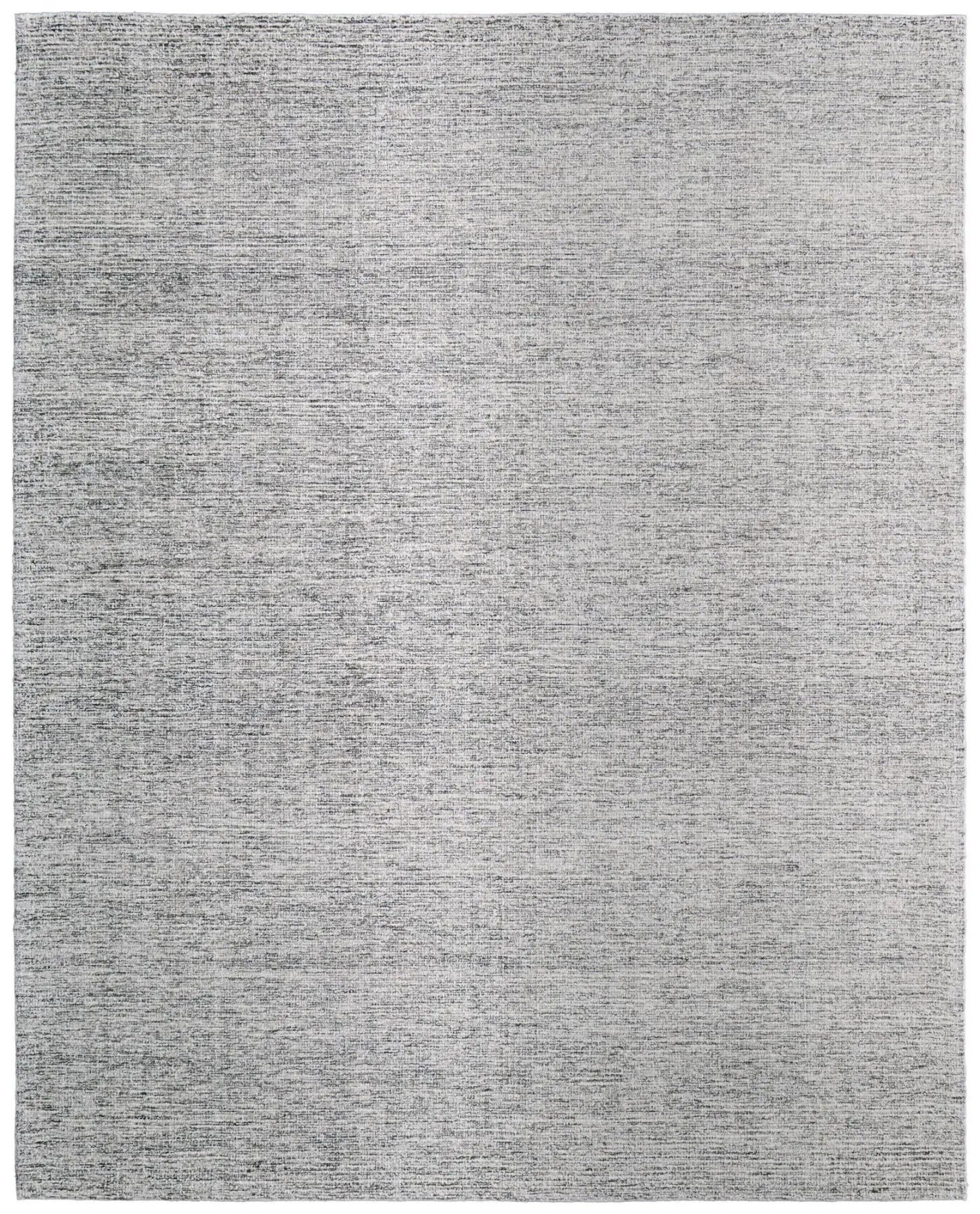 2' X 3' Gray And Black Wool Abstract Hand Tufted Area Rug Homeroots Home Decor