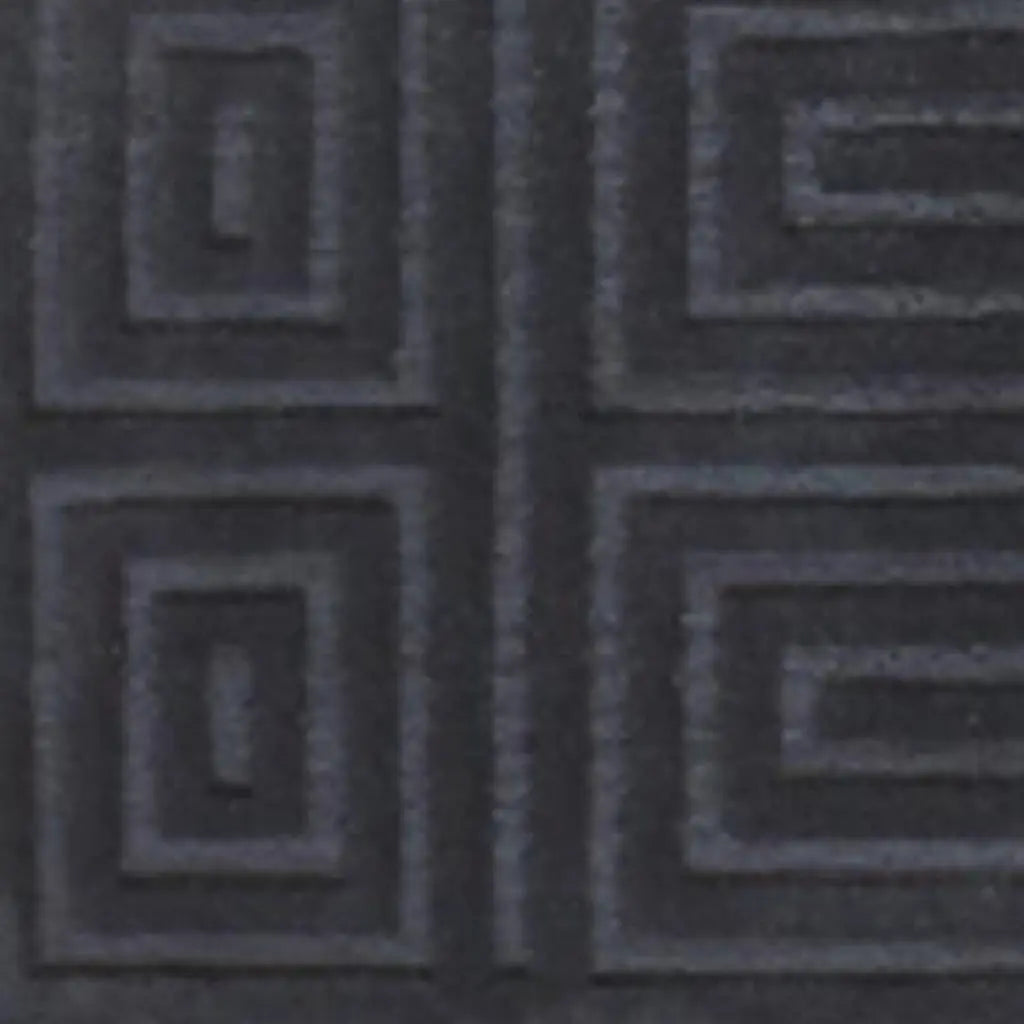 2' X 3' Gray And Black Wool Geometric Hand Knotted Area Rug Homeroots Home Decor