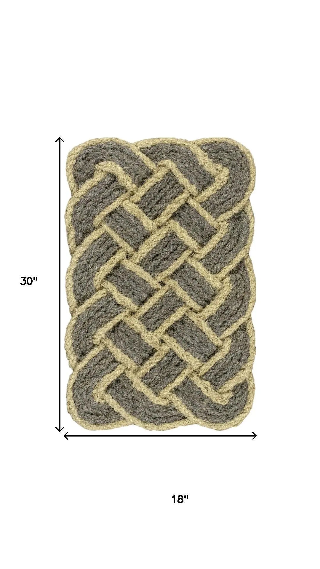 2' X 3' Gray And Light Yellow Geometric Handmade Indoor Outdoor Area Rug Homeroots Outdoor