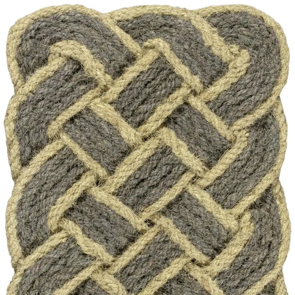2' X 3' Gray And Light Yellow Geometric Handmade Indoor Outdoor Area Rug Homeroots Outdoor