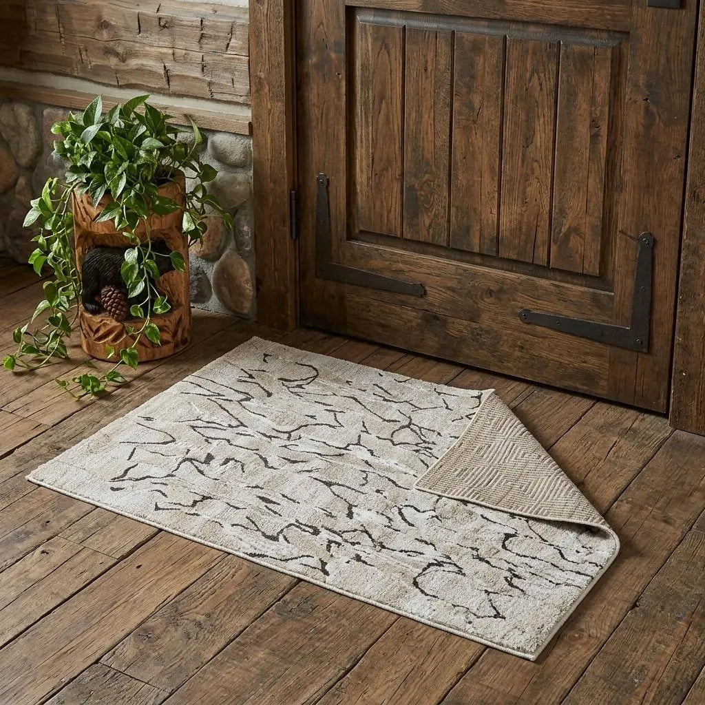 2' X 3' Gray Black And Silver Abstract Hand Tufted Area Rug Homeroots Home Decor