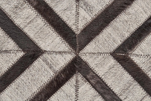 2' X 3' Gray Brown And Ivory Geometric Hand Woven Area Rug Homeroots Home Decor