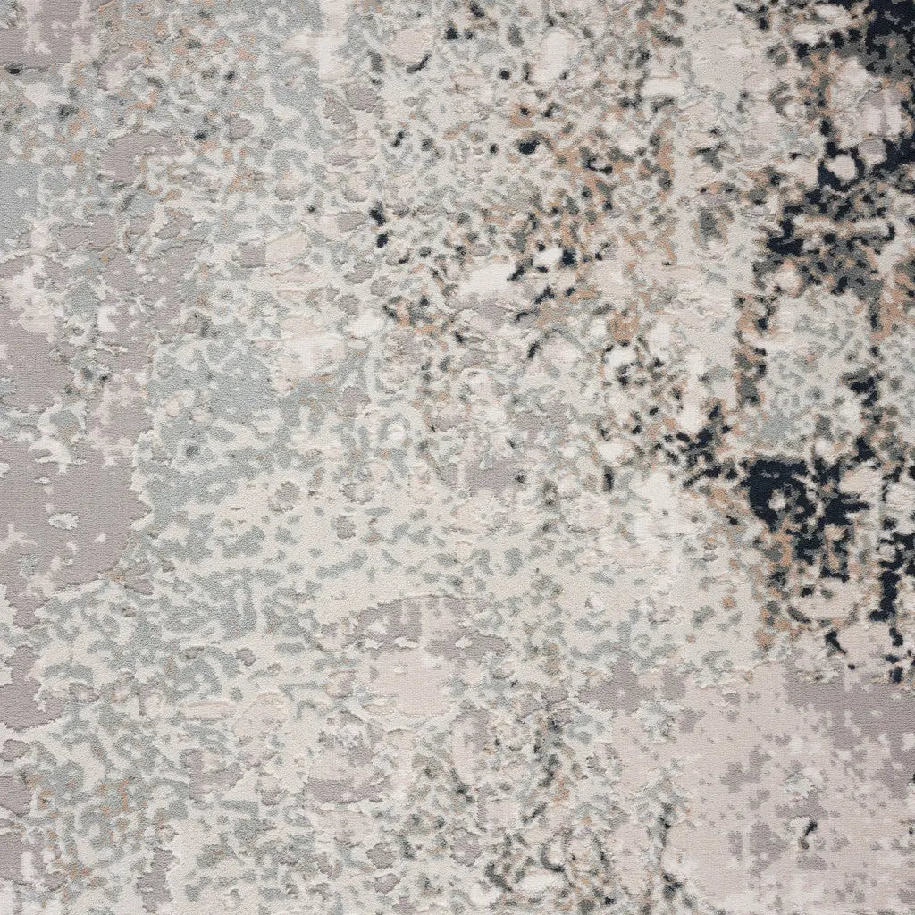 2' X 3' Gray Cream And Taupe Abstract Distressed Stain Resistant Area Rug Homeroots Home Decor