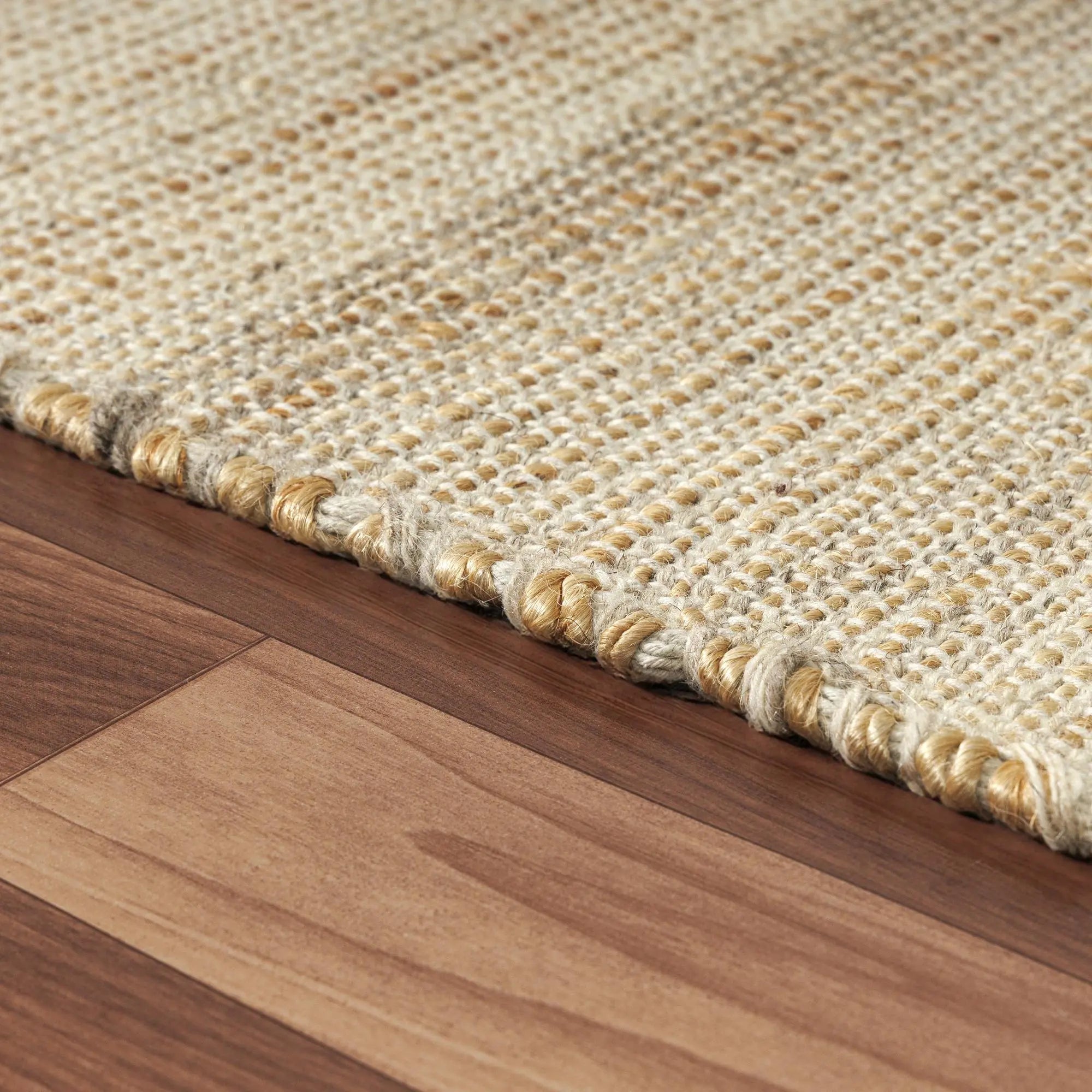 2' X 3' Green And Beige Jute Abstract Hand Woven Area Rug Homeroots Home Decor