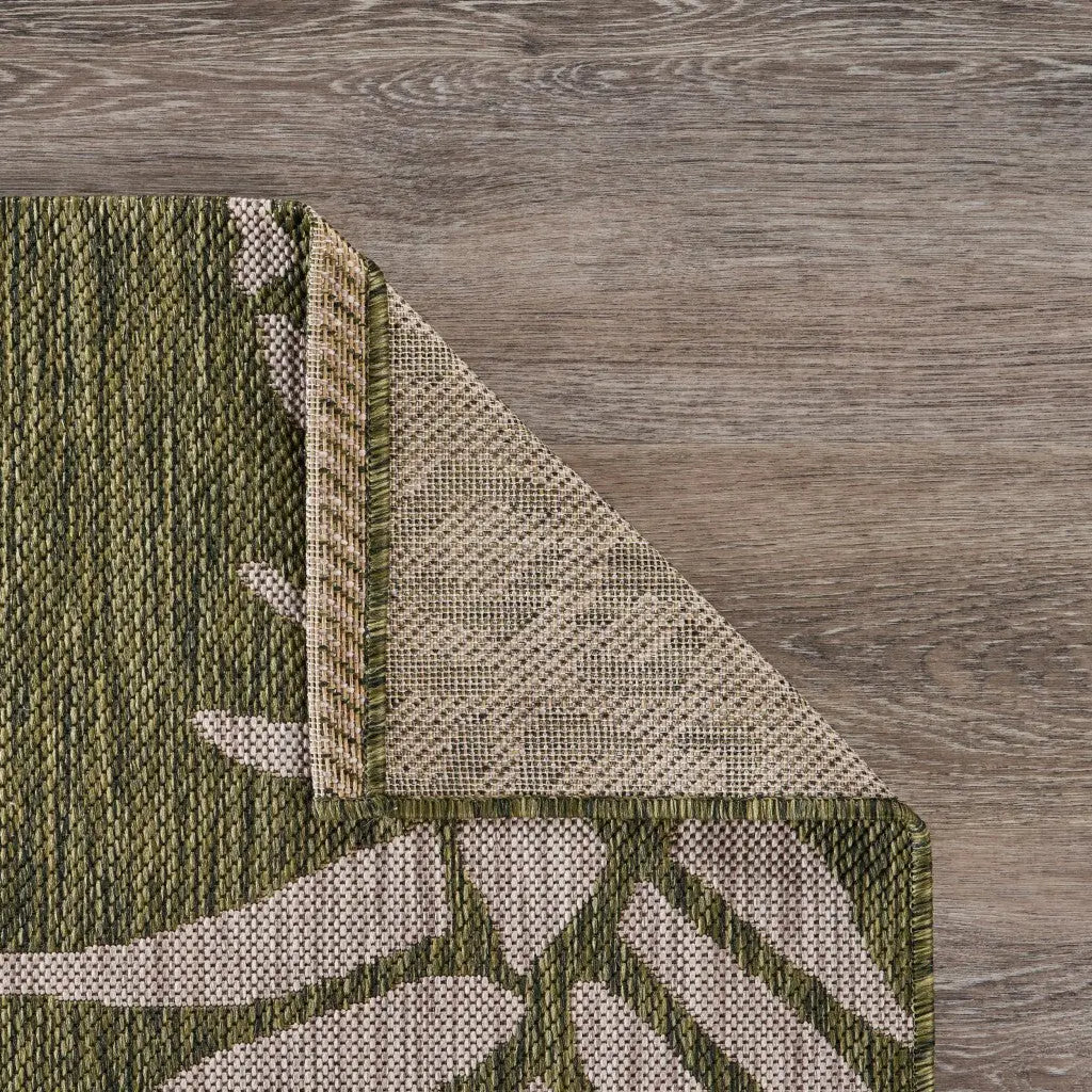 2' X 3' Green Indoor Outdoor Area Rug GreatEagleInc