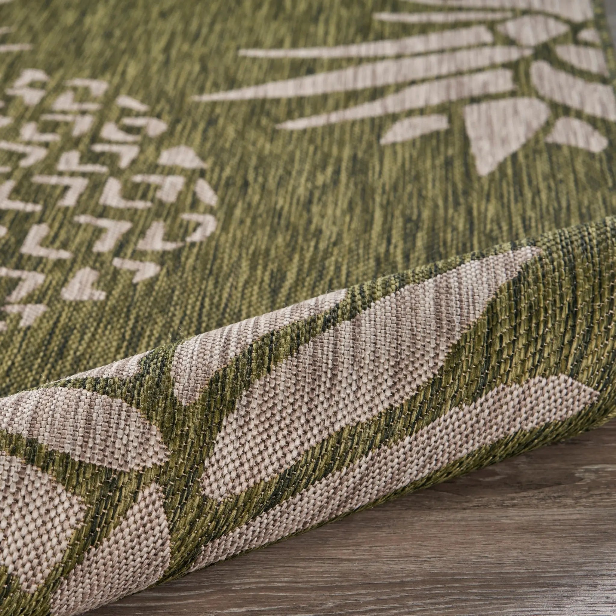 2' X 3' Green Indoor Outdoor Area Rug GreatEagleInc