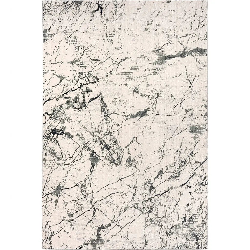 2' X 3' Ivory Abstract Area Rug Homeroots Home Decor