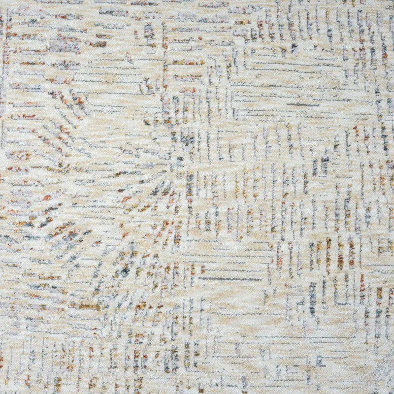 2' X 3' Ivory and Gray Abstract Area Rug Homeroots Home Decor