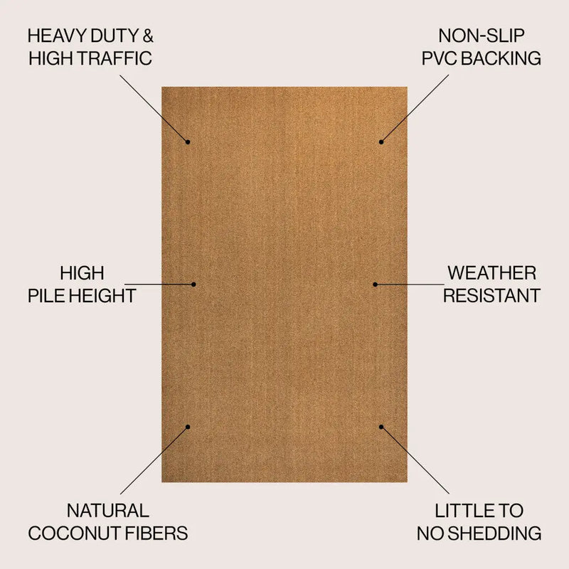 2' X 3' Light Brown Indoor Outdoor Area Rug Homeroots Outdoor