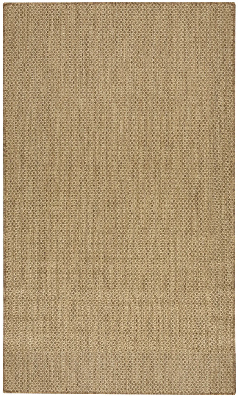 2' X 3' Natural And Tan Geometric Indoor Outdoor Area Rug Homeroots Outdoor