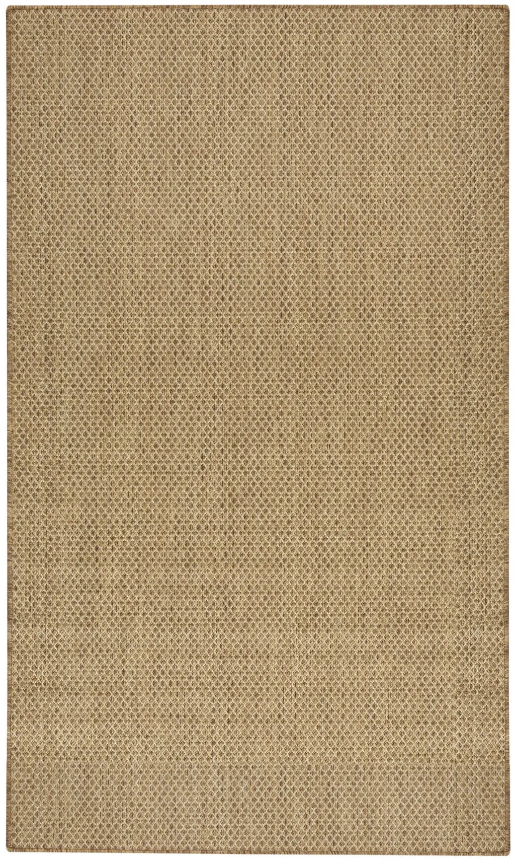 2' X 3' Natural And Tan Geometric Indoor Outdoor Area Rug Homeroots Outdoor