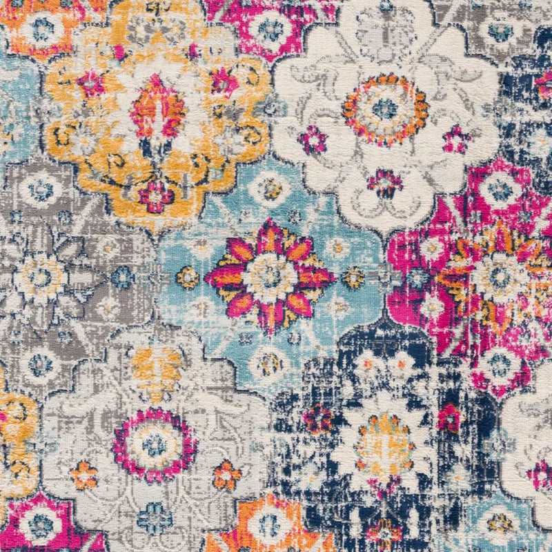2' X 3' Orange And Blue Abstract Area Rug Homeroots Home Decor