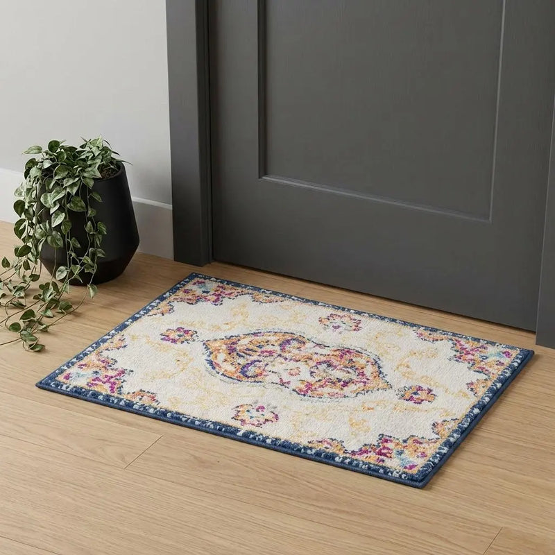2' X 3' Pink And Cream Abstract Area Rug Homeroots Home Decor