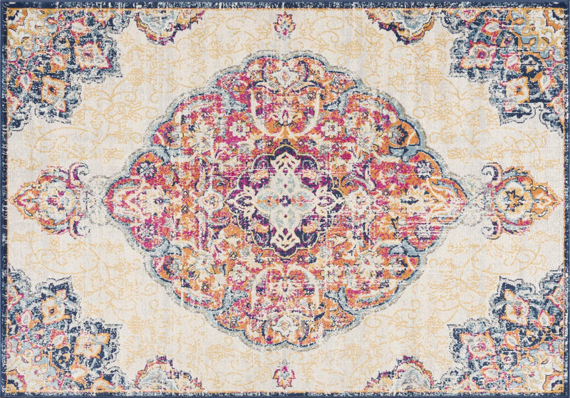 2' X 3' Pink And Cream Abstract Area Rug Homeroots Home Decor