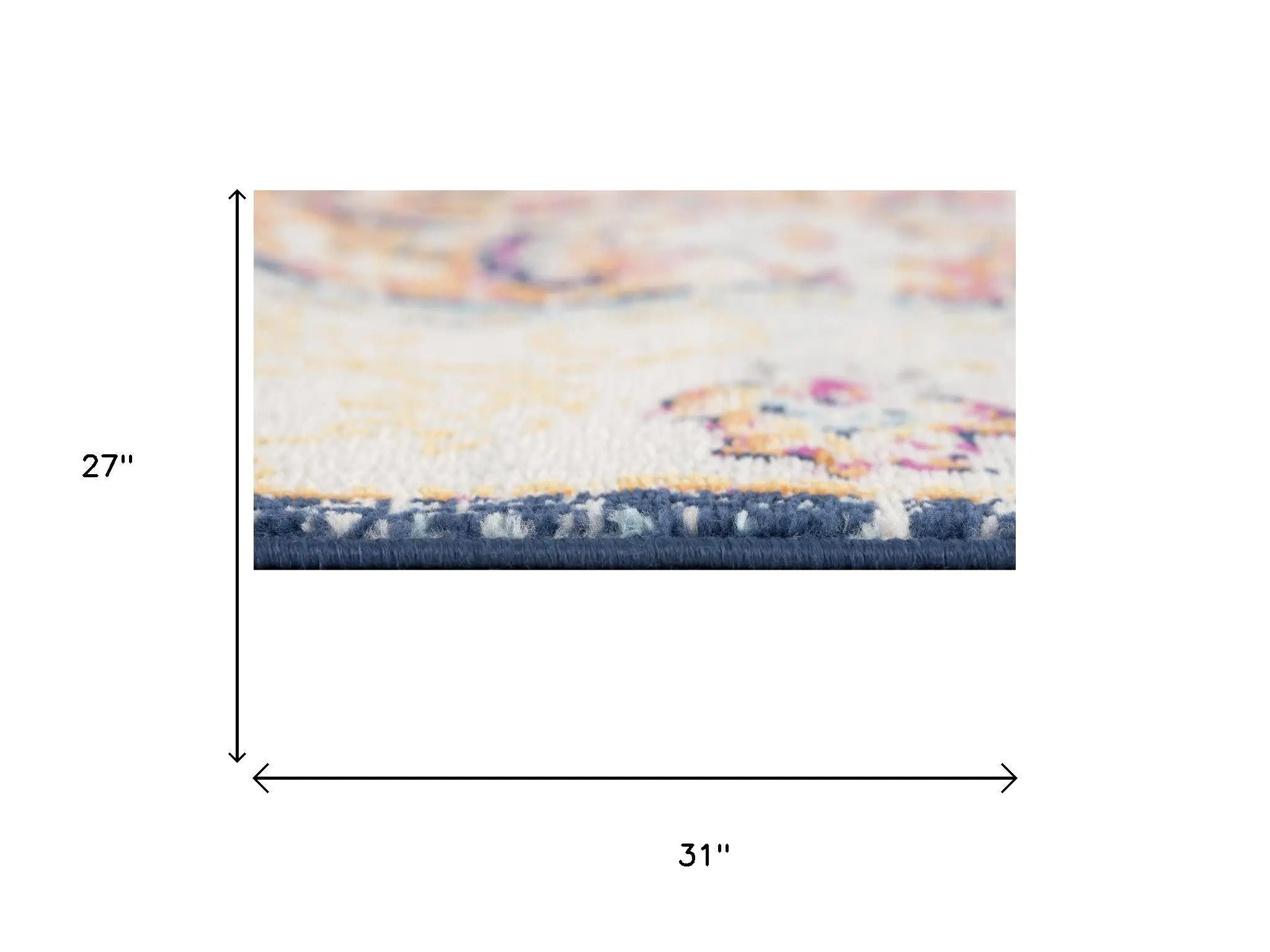 2' X 3' Pink And Cream Abstract Area Rug Homeroots Home Decor