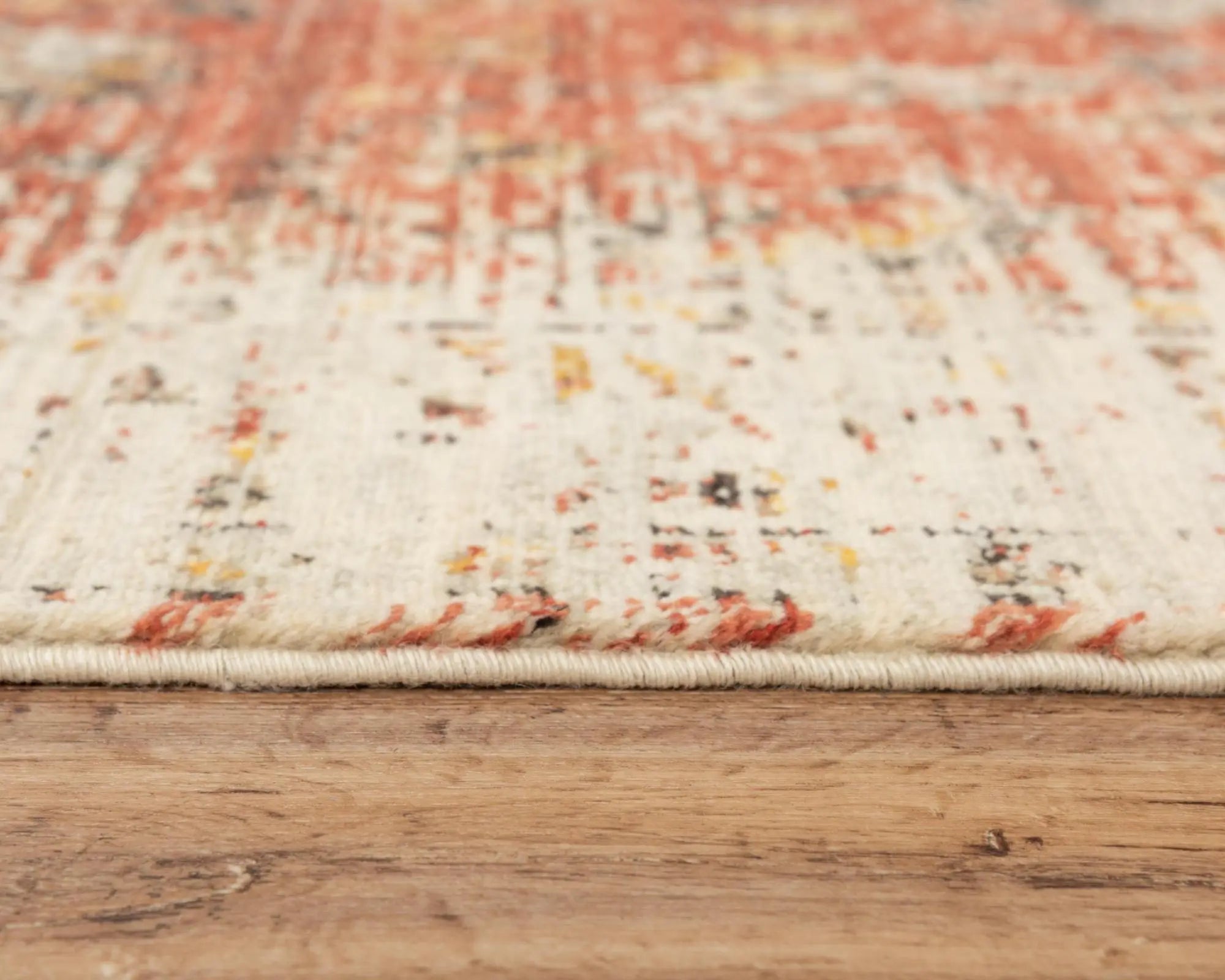 2' X 3' Red Beige Rust And Gold New Zealand Lambs Wool Oriental Hand Carved Handmade Area Rug Homeroots Home Decor