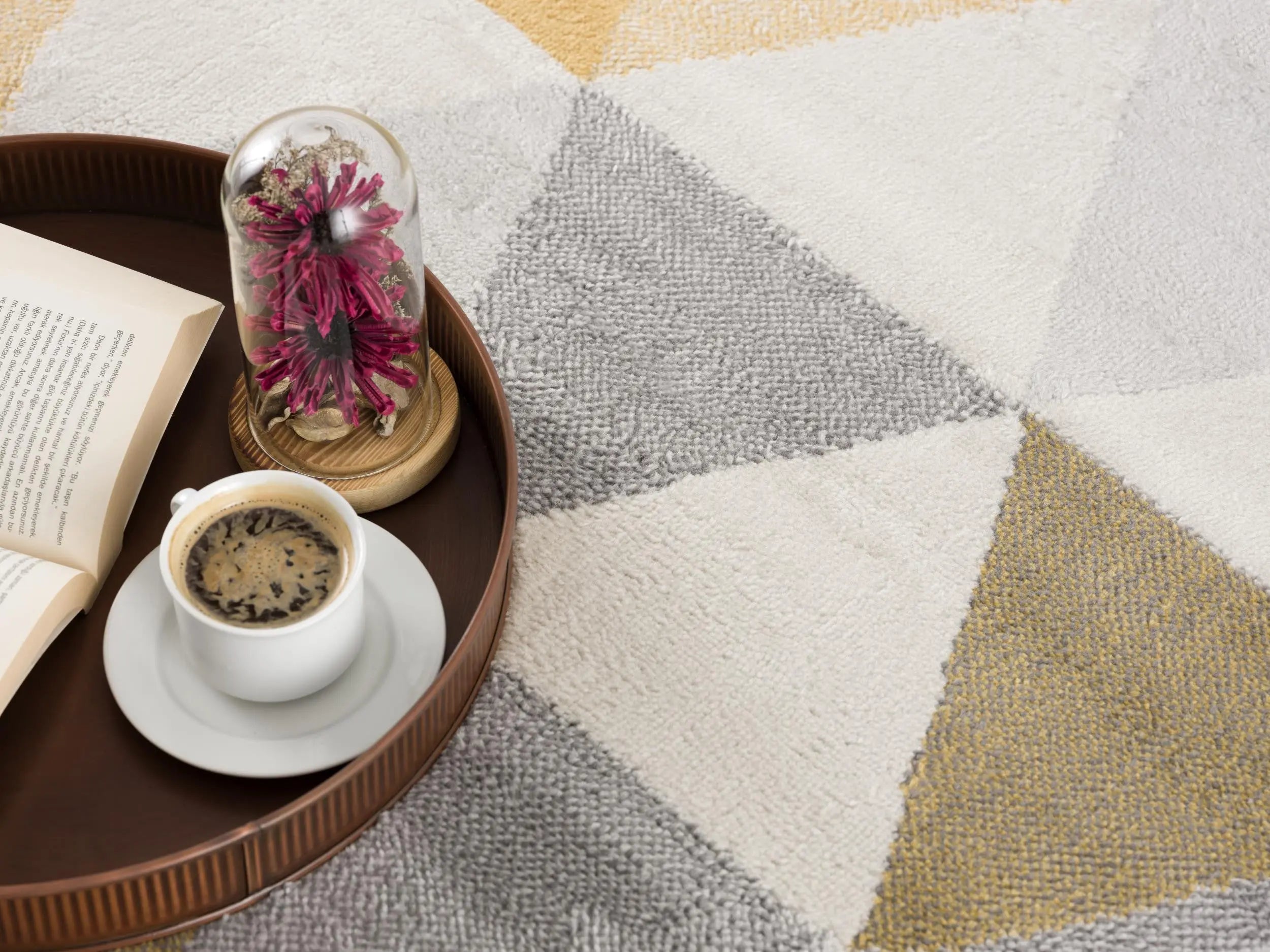2' X 3' Yellow And Beige Abstract Area Rug Homeroots Home Decor