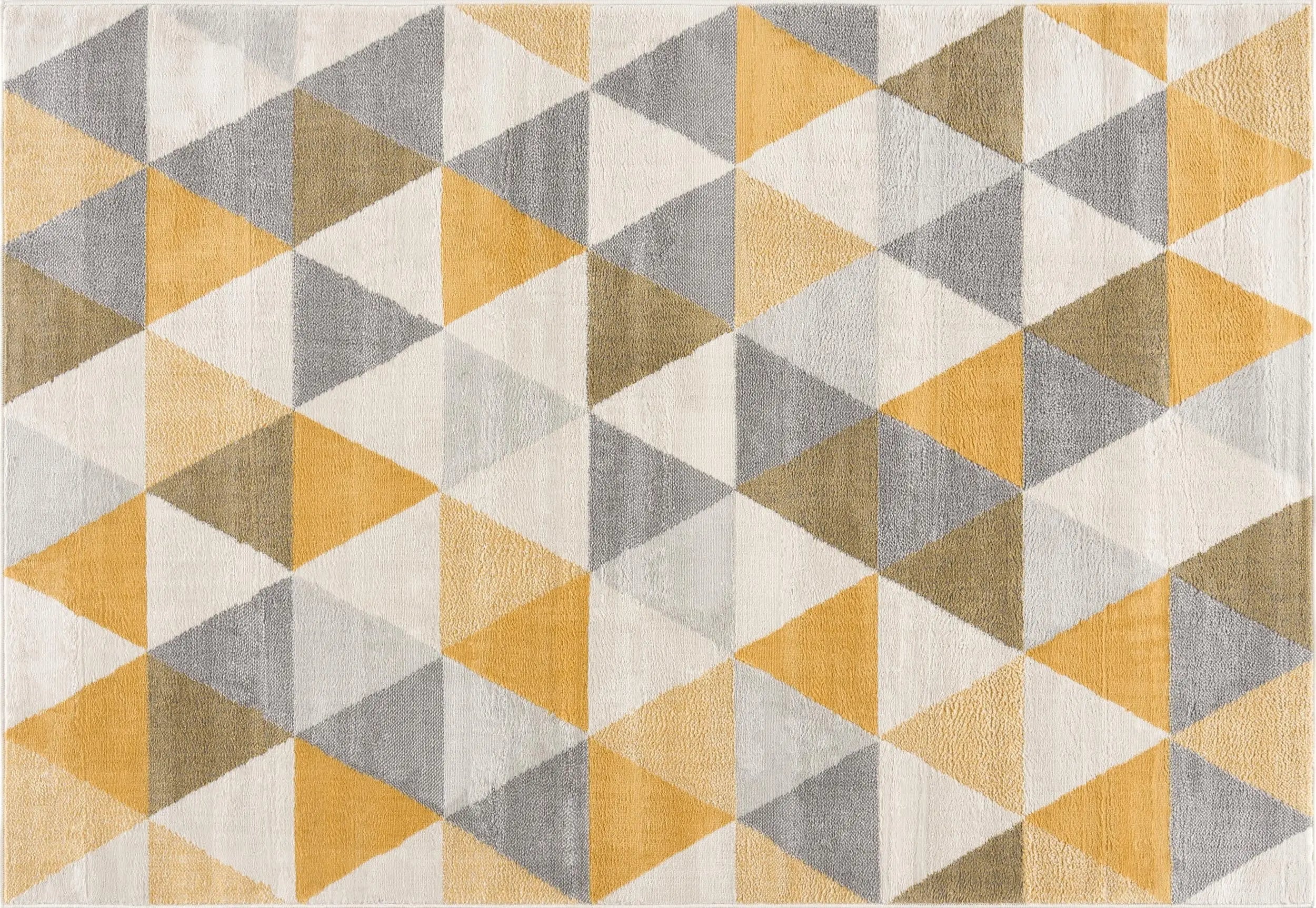 2' X 3' Yellow And Beige Abstract Area Rug Homeroots Home Decor