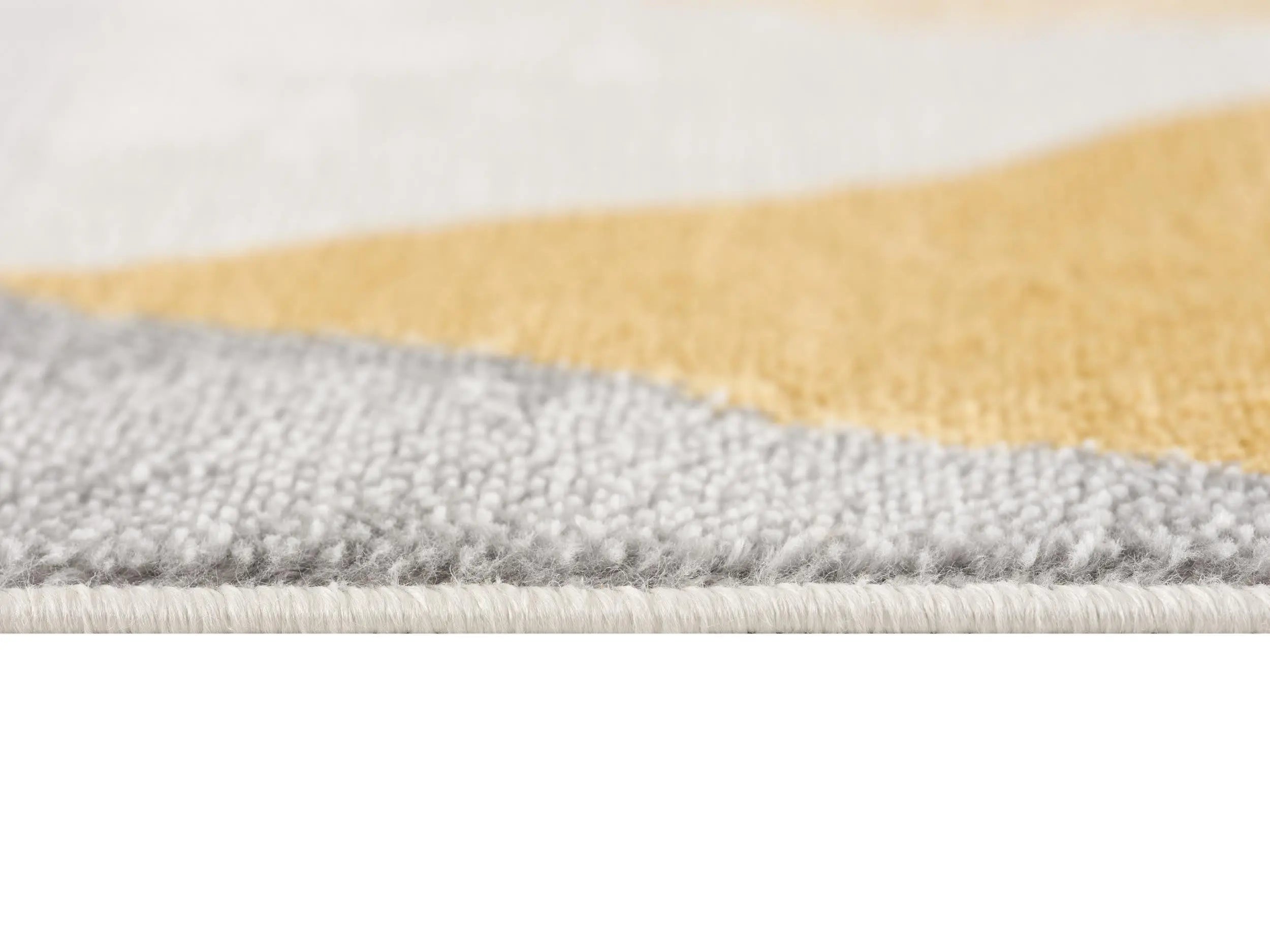2' X 3' Yellow And Beige Abstract Area Rug Homeroots Home Decor