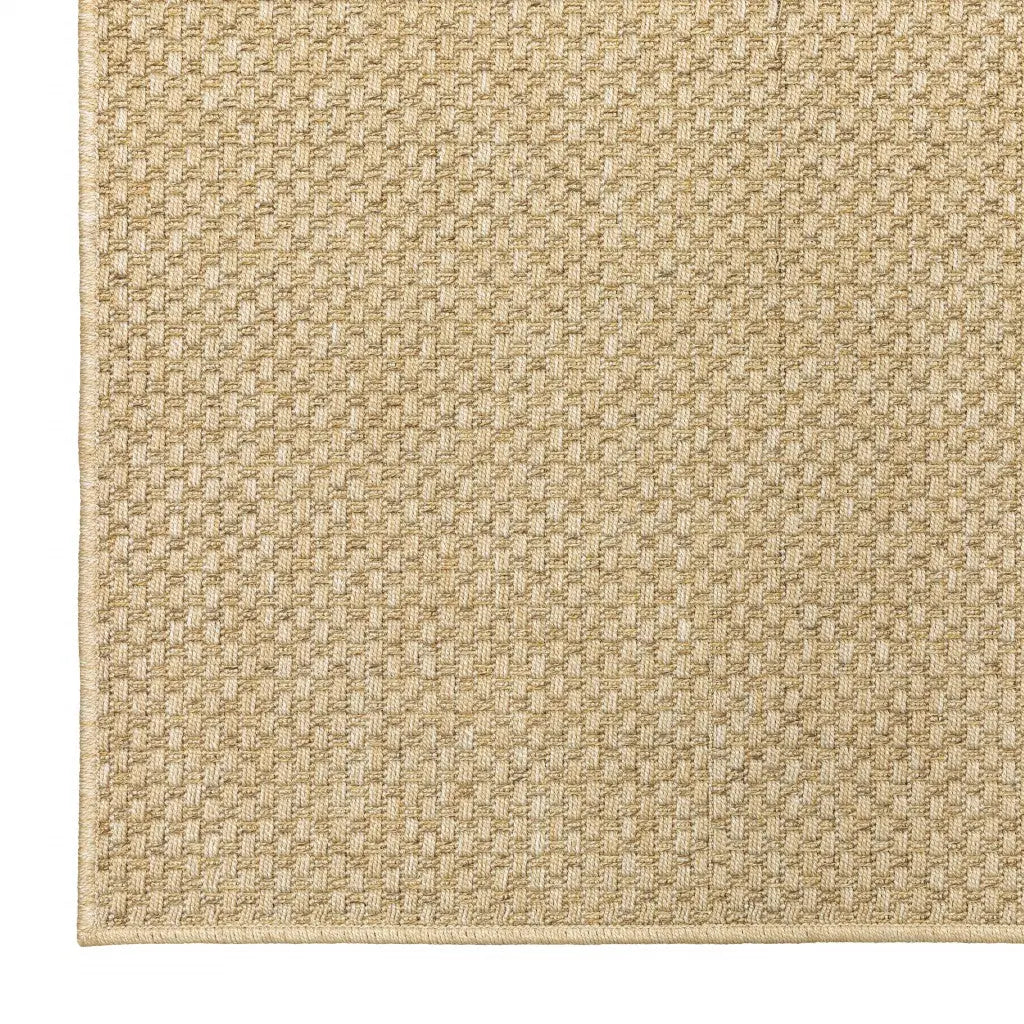 2' X 4' Beige Chevron Indoor Outdoor Area Rug Homeroots Outdoor