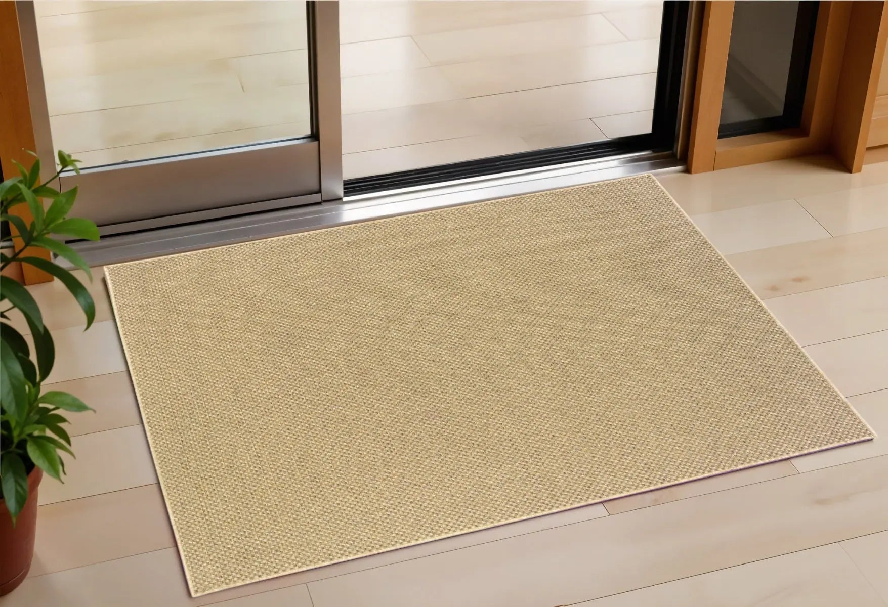 2' X 4' Beige Indoor Outdoor Area Rug Homeroots Outdoor