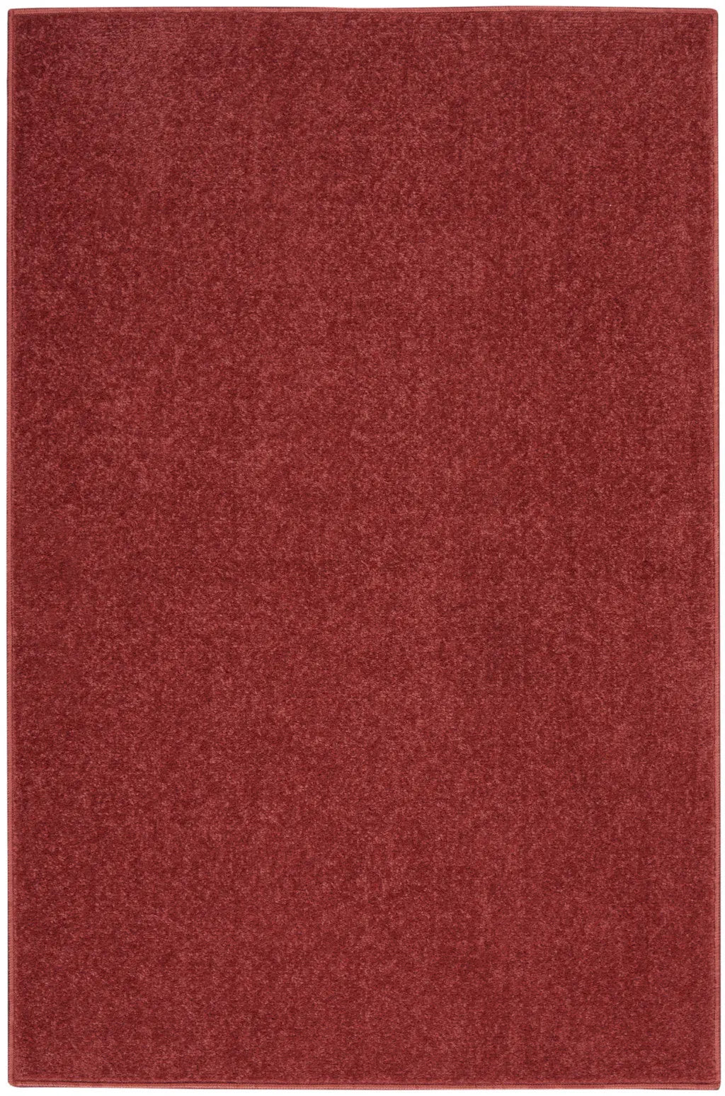 2' X 4' Brick Red Indoor Outdoor Runner Rug Homeroots Outdoor