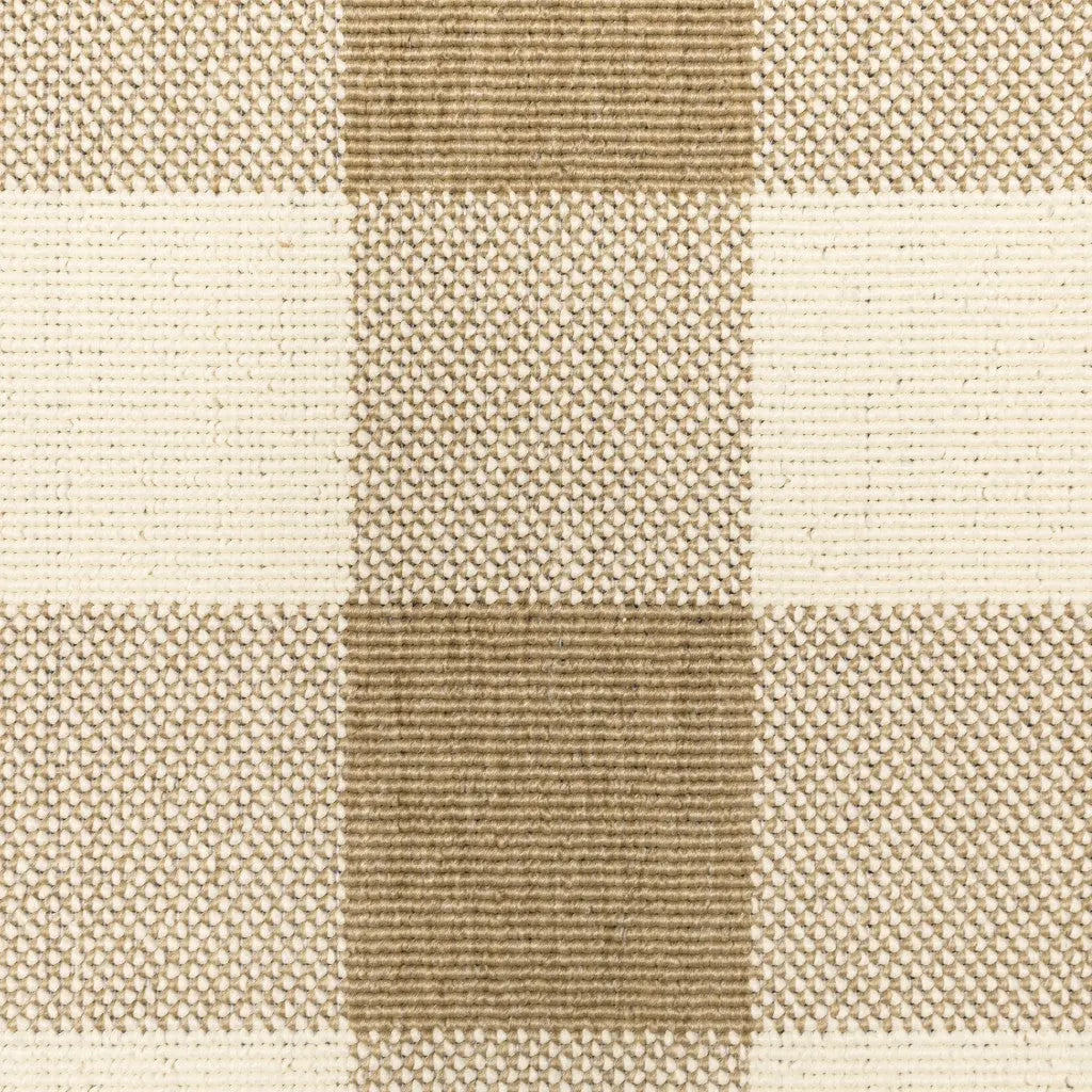 2' X 4' Gray and Ivory Geometric Stain Resistant Indoor Outdoor Area Rug Homeroots Outdoor