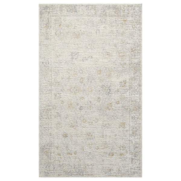 2' X 4' Ivory And Beige Abstract Area Rug Homeroots Home Decor