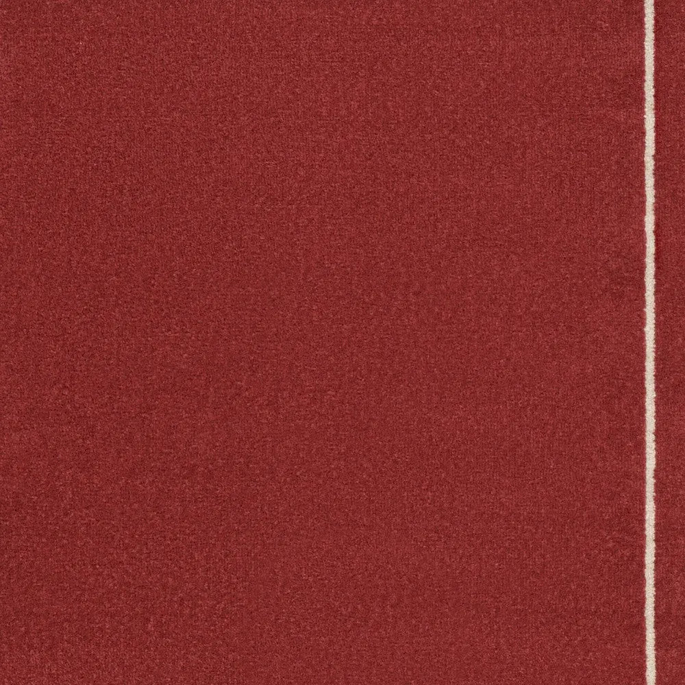 2' X 4' Red And Ivory Indoor Outdoor Area Rug Homeroots Outdoor