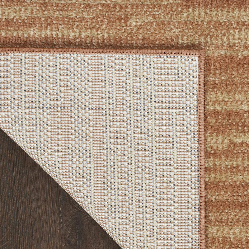 2' X 4' Rust And Beige Abstract Indoor Outdoor Area Rug Homeroots Outdoor