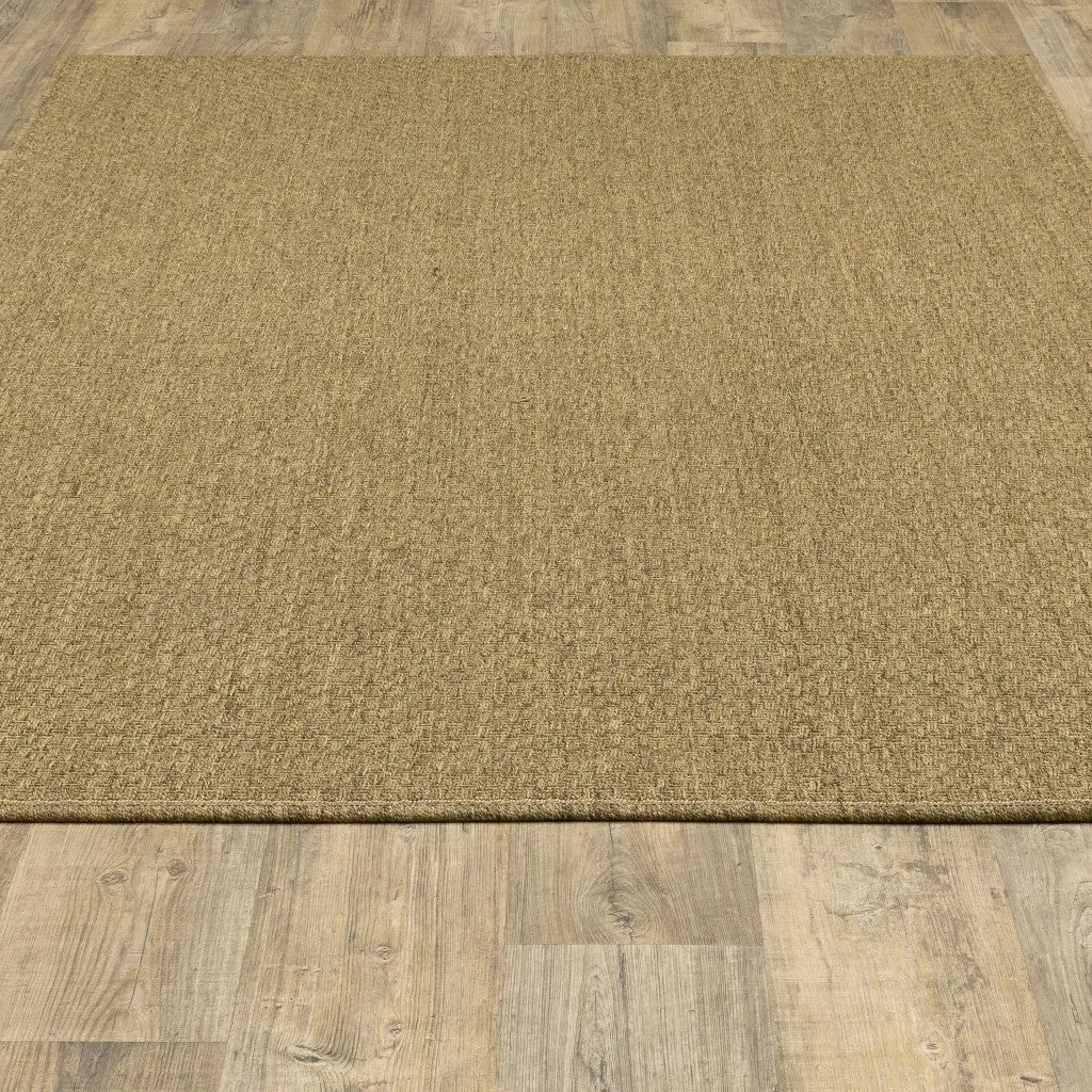 2' X 4' Tan Indoor Outdoor Area Rug Homeroots Outdoor