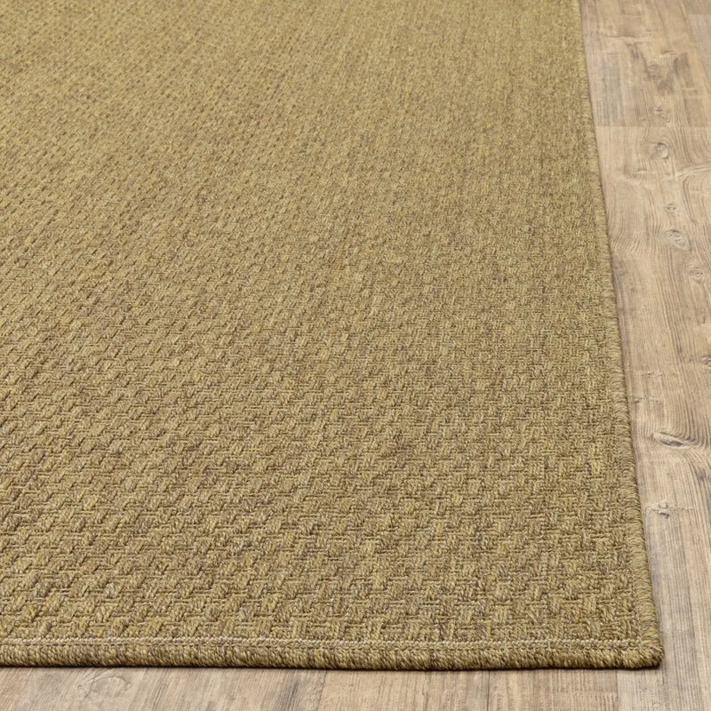 2' X 4' Tan Indoor Outdoor Area Rug Homeroots Outdoor