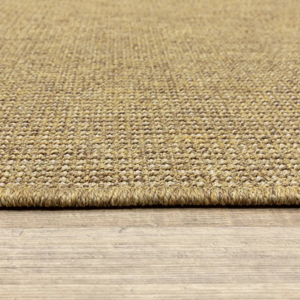 2' X 8' Tan Stain Resistant Indoor Outdoor Area Rug Homeroots Outdoor