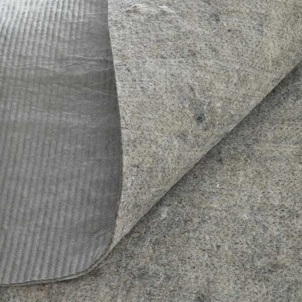 2' x 4' Gray And Black Non Slip Rug Pad Homeroots Home Decor