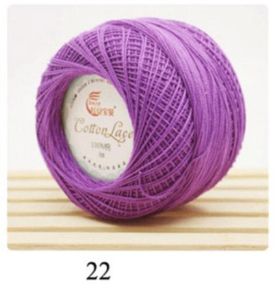 Crochet Knitting yarn Soft Comfortable Thin Yarn Lace Threads for Knitting 14 Colour Eco-friendly Dyed Sweater Scarf