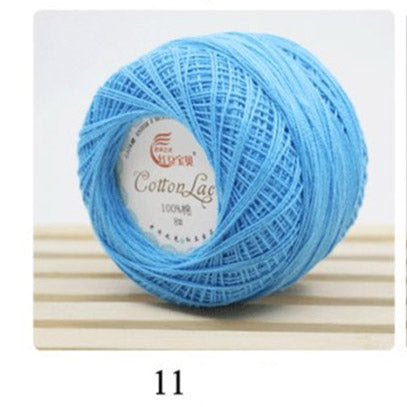Crochet Knitting yarn Soft Comfortable Thin Yarn Lace Threads for Knitting 14 Colour Eco-friendly Dyed Sweater Scarf