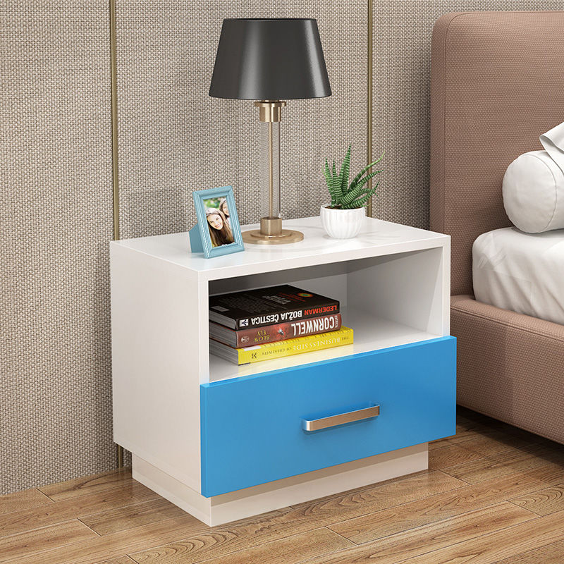 Bedroom Bedside Table Nordic Furniture Living Room Lockers Modern Simplicity Coffee Table Side Table TV Side White Table C1 Grid